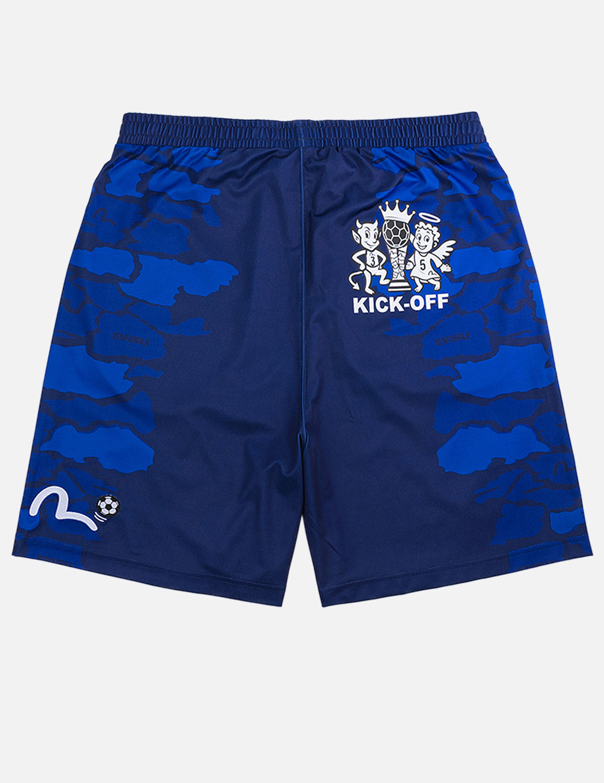 Ishigaki Camo Print Football Shorts